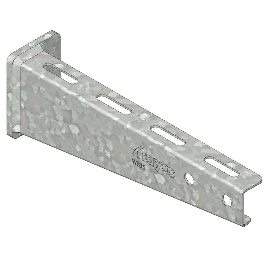 Kabelgoot wandbeugelvoor 100mm breed Thermisch verzinkt Kabelgoot wandbeugelvoor 100mm breed Thermisch verzinkt