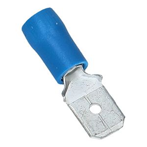 Blauw Vlakstekker kabelschoen