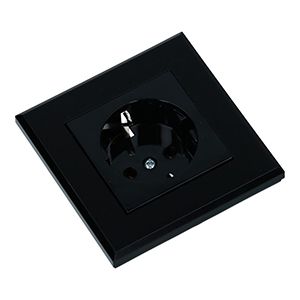 ART100 Gitzwart 9005 schakelmateriaal