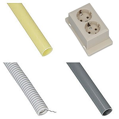 PVC, Hostalit (slagvast) en Mantelbuis