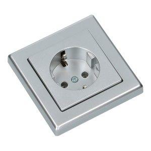 SYSTEEM-M Aluminium 9006 schakelmateriaal