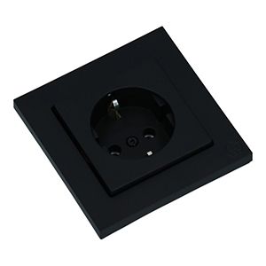 SYSTEEM-M Zwart 9005 Ocean Plastic schakelmateriaal